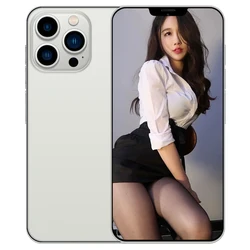 6.7″HD Smartphone Global Version i13proMax 4GB RAM+64GB ROM Android 11  facial recognit 10-core 4G/5G network