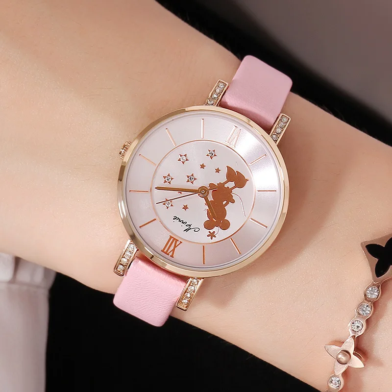 

Disney Watch Fine Watch Strap WOMEN'S Watch Trend of Fashion Simple Dial Modeling Students Versatile Fashion Watch 278
