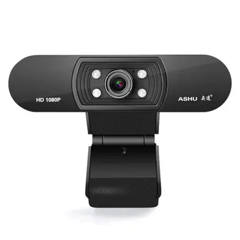 

Webcam 1080P Hdweb Camera With Built-In Hd Microphone 1920X1080P Usb Plug Play Web Cam Widescreen Video