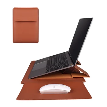 

Laptop Sleeve Bag For Macbook Air PRO 13 Case 11 12 15 15.4 inch Touch Bar Notebook PU Leather Case Ultrabook Carry Pouch Bag