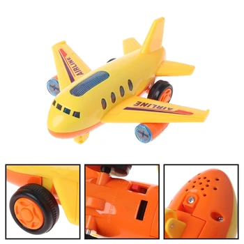 

Flashing Simulation Aircraft Model With Music Inertia Plane Baby Toy Kids Gifts R9UE