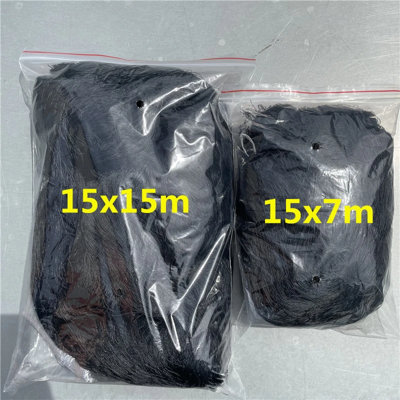 High Quality black Nylon garden fence 50x50mm mesh size 15x15m 15x7m Bird  netting Bird Nets Defend the net