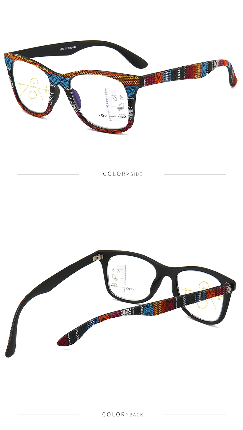 Модные прогрессивные очки, ручная оправа, очки по рецепту, мужские, мульти фокус, очки для чтения, женские, gafas de trabajo hombre