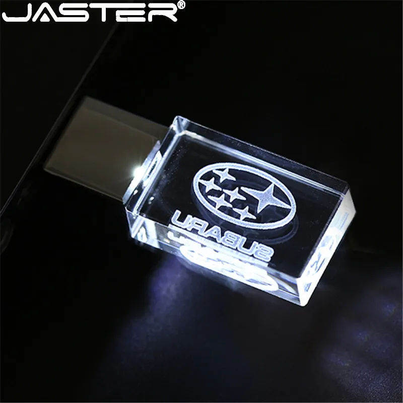 JASTER sabaru crystal + металлический флеш накопитель USB pendrive 4 ГБ 8 16 32 64 128 Гб Внешняя карта