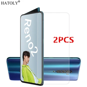 Перейти на Алиэкспресс и купить 2Pcs Для OPPO Рено 2 Стекло для OPPO Reno 2 закаленное стекло Фильм HD 9Н Жесткий телефон Screen Protector Защитное стекло для Рено 2