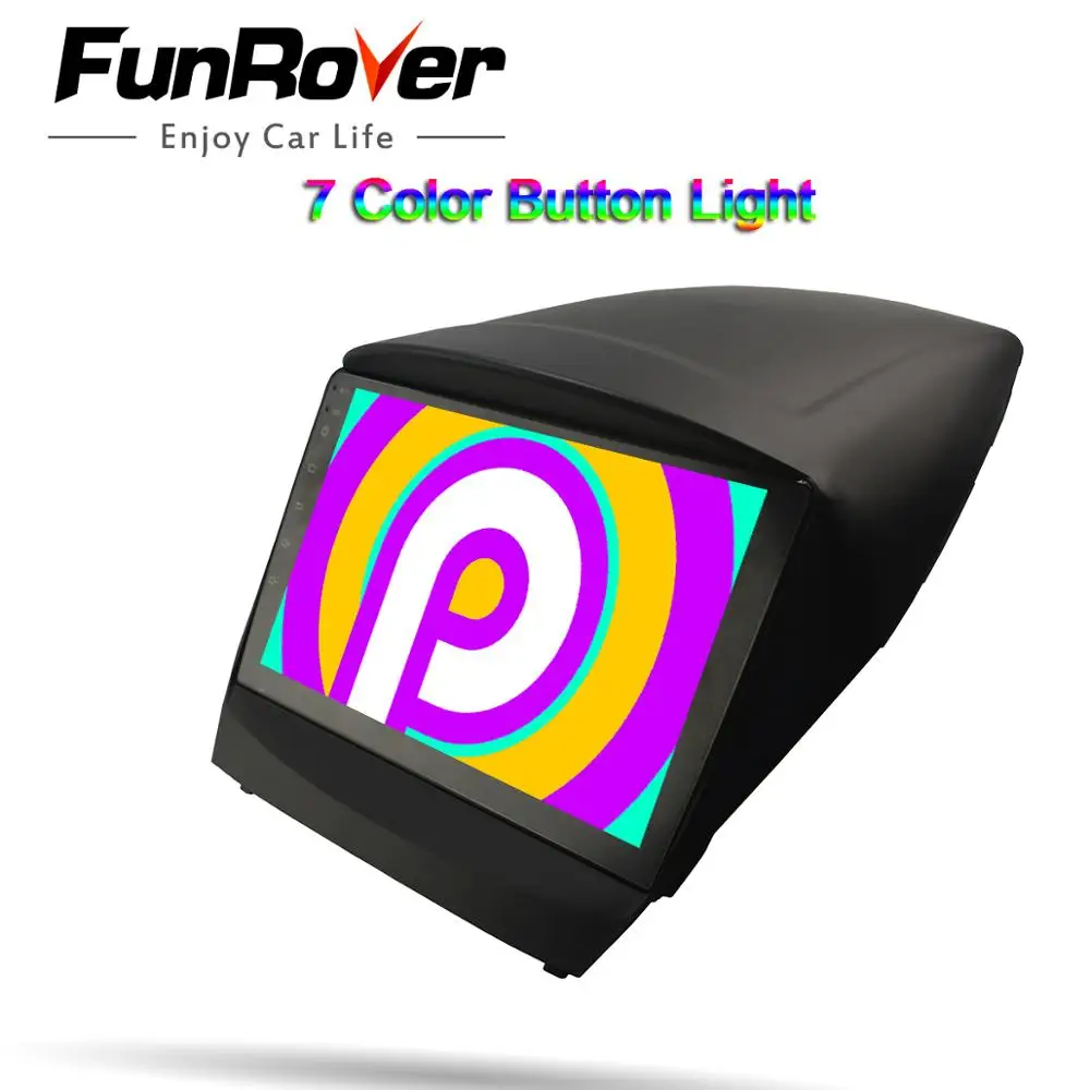 Funrover 2.5D ips hyundai IX35 Tucson 2 LM 2009- 2din android9.0 автомобильный радио мультимедиа аудио плеер навигация gps 2G+ 32G dvd