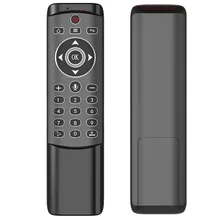 Новинка и высокое качество MT1 подсветка Gyro Беспроводная воздушная мышь 2,4G умный голосовой пульт дистанционного управления для ТВ-бокса