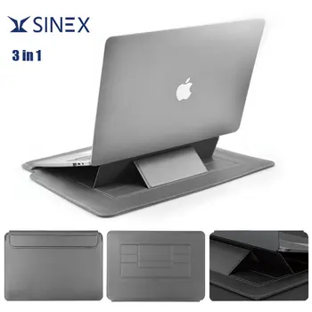 

SINEX 13/14/15/16 Inches Notebook Sleeve Non-slip Portable Three-In-One Computer Bracket Laptop Bags Cases Hand Rest for Macbook