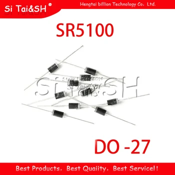 

20PCS schottky diode SR5100 5A/ 100V DO -27 SB5100
