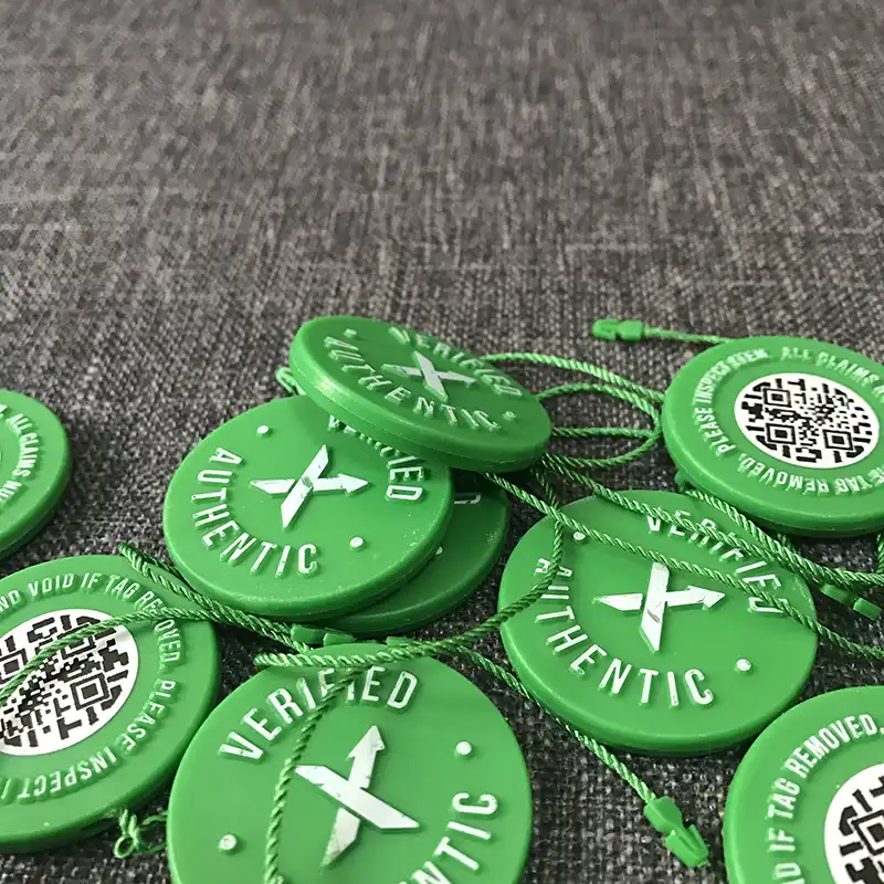 5 Sets Lot In Stock X Green Circular Tag Rcode Sticker Flyer Card