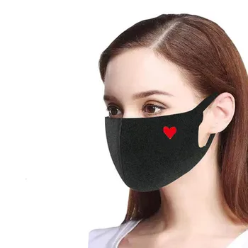 

1Pcs Unisex Adult PM2.5 Black Cotton Face Mask Reusable Dustproof Protection Washable Face Masks Cover mascarilla reutilizable