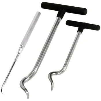 

3 Piece Seal Puller / Remover Set - For Safe Removal Of O Rings And Seals