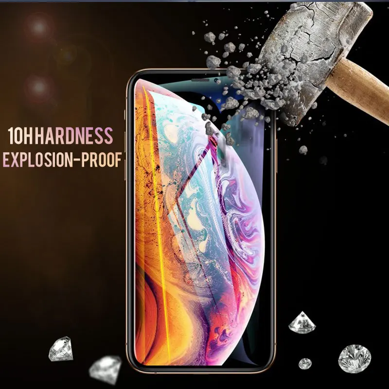 30D закаленное стекло для iphone 11 8 7 6 Plus X XS MAX стекло iphone 11 Pro MAX защита экрана защитное стекло на iphone 11 pro