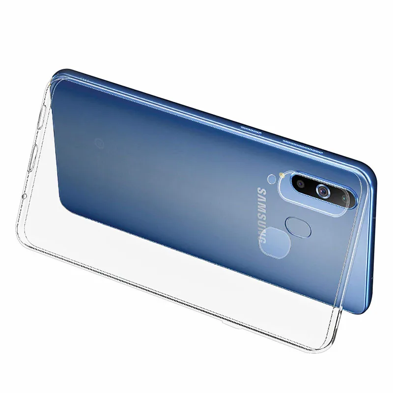 Прозрачный чехол для телефона Samsung Galaxy A8S SM G8870 2019 мягкий гибкий силиконовый