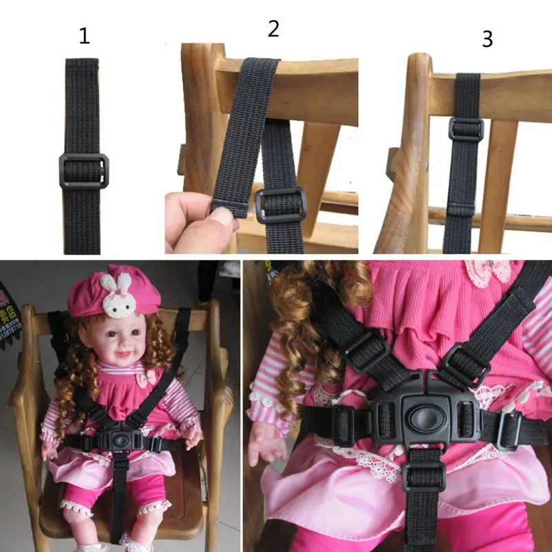1 шт. детское автокресло защиты кресло коляска ремень 5 точечные ремни безопасности, безопасный ремень для сиденья для коляски детский стульчик коляска детская коляска