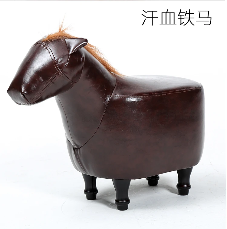 Твердая древесина диван стул тонкая лошадь сидя Пирс мебель Оригинальность Дизайн стул для Холла американский стиль Простота кутюр изменение