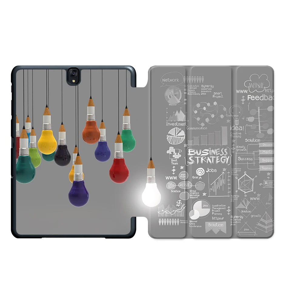 Чехол для планшета MTT для samsung Galaxy Tab S3, 9,7 дюймов, SM-T820, SM-T825, SM-T829 из искусственной кожи, трехслойный Магнитный откидной Чехол-подставка