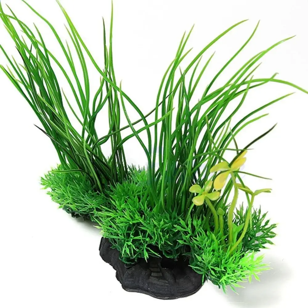 Искусственные подводные растения для аквариума, украшение для аквариума, зеленая вода, трава для просмотра, аксессуары для аквариума