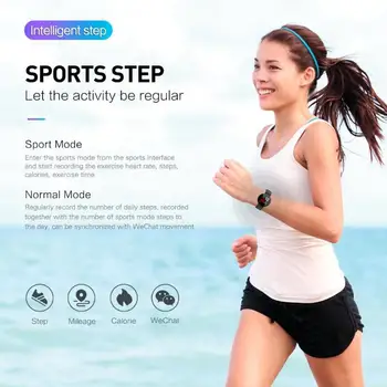 

Studyset 1.3" Color Screen Bluetooth Smart Bracelet IP67 Waterproof Heart Rate Monitor Fitness Watch