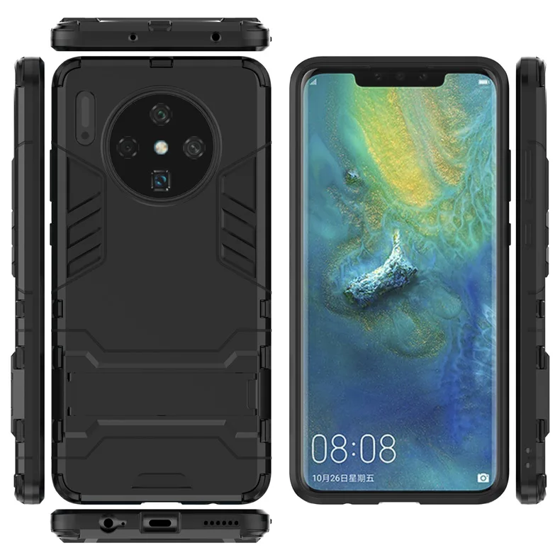 Противоударный чехол-подставка для телефона Amor для huawei mate 30 6,53 ''винтажный защитный чехол для телефона в деловом стиле для huawei mate 30