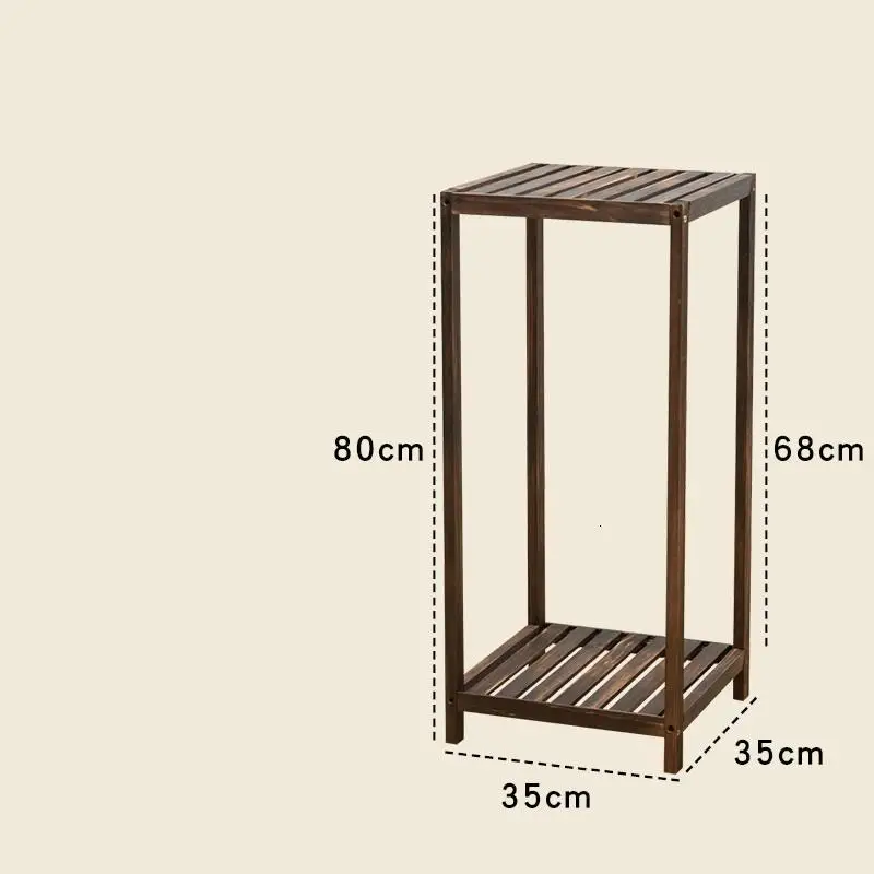 Version B Деревянные полки для Etagere Plante Estante Para Plantas Dekoration балкон открытый цветок стенд Stojak Na Kwiaty завод полка - Цвет: Version B