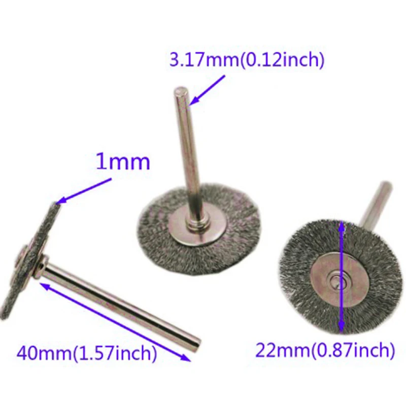 Резка нержавеющей стали щетки колеса провода Диски отрезать комплект для сверлильного станка