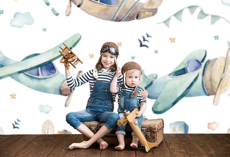 Newborn-Cartoon-Backdrop-Boys-Adventure-Birthday-Baby-Shower-Party-Decoration-Airplane-Cloud-and-Sky-Cake-Smash.1000