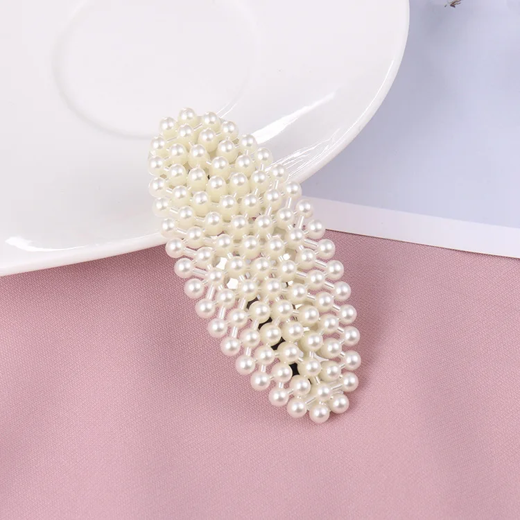 G Горячая Корея шикарный искусственный жемчуг заколка для волос Элегантные BB шпильки для волос Металлические модные заколки шпильки для волос аксессуары для укладки волос - Цвет: G