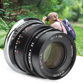 

7Artisans MF35mmF1.4 lente para celular Full Frame Humanity Fixed Focal Camera Lens Z Mount Z6 Z7 Z50 Mirrorless Cameras Large