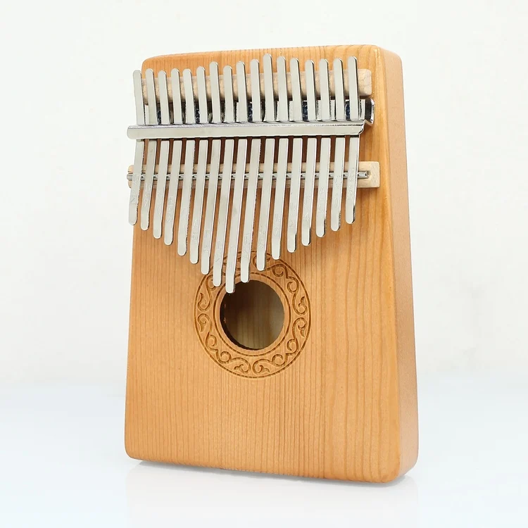 Kerus 17 teclas Kalimba pulgar Piano de madera de alta calidad cuerpo de caoba instrumento Musical con aprendizaje Libre Tune m