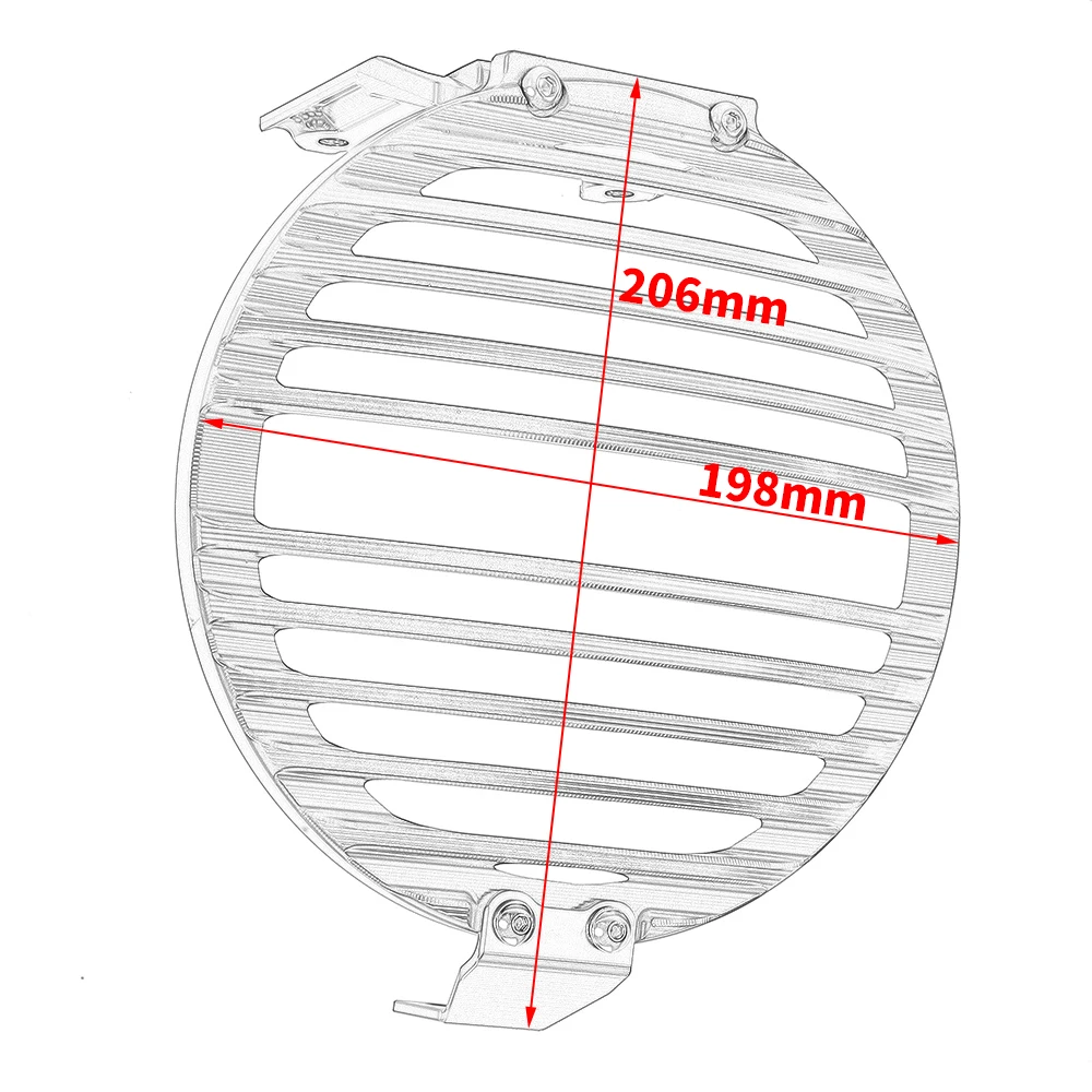 Алюминиевый головной светильник с ЧПУ, решетка объектива, головной светильник, защитная сетка для Honda CB650R CB 650R, запчасти для мотоциклов