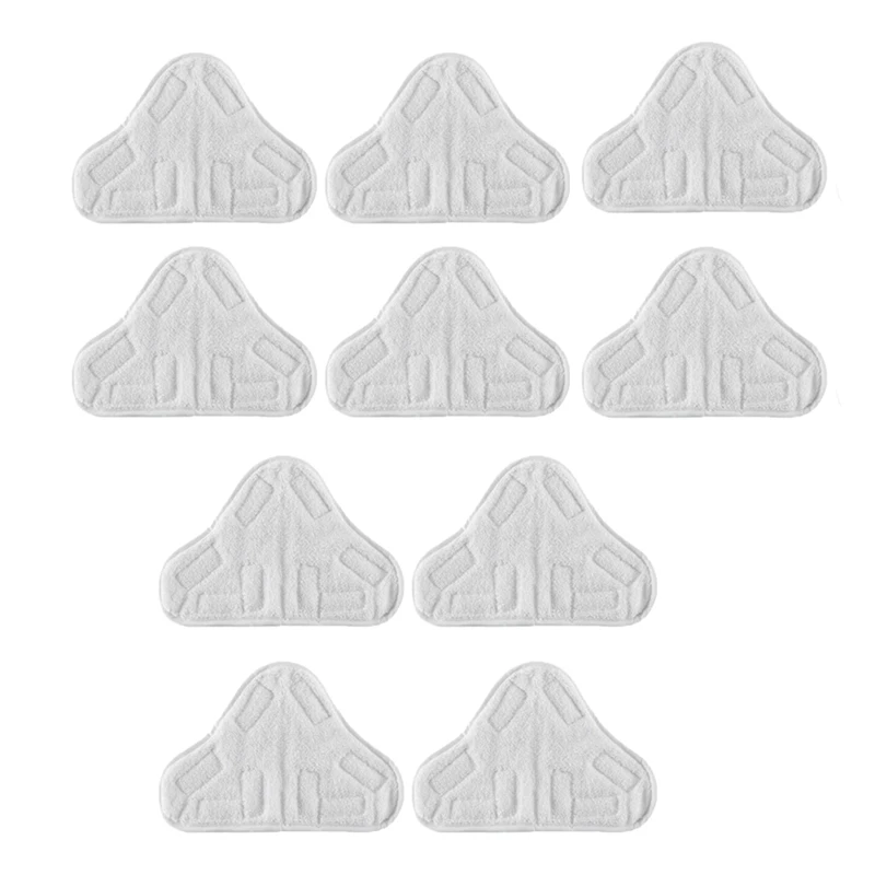10 Packs Of Replacement Steam Mop Microfiber Cloth Pad For H2o X5 Mop