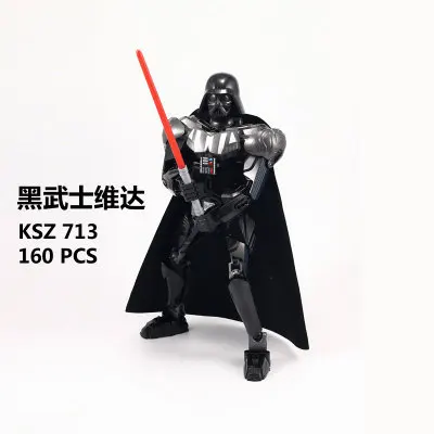 Ksz Звездные войны, игрушки, конструктор расплавленный человек Человек-паук командор красный Коди робот-солдат подходит для фигурных блоков подарок Строительные кирпичи игрушки для мальчика - Цвет: 713