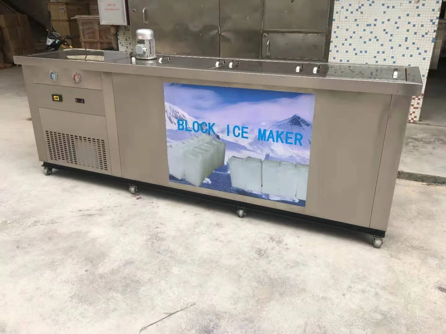 Machine De Fabrication De Blocs De Glace