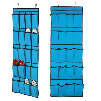 

20Pocket Over The Door Shoe Organizer Rack Hanging Storage Space Saver Hanger 125cm*45cm For Storing Shoes, Slippers, Belts, Etc