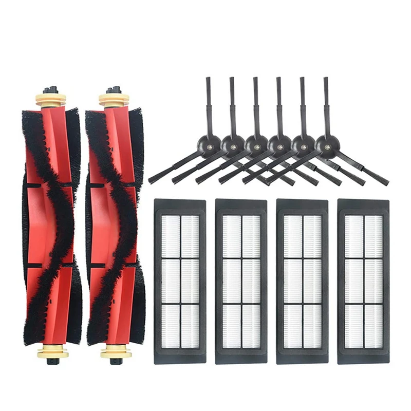 

Sweeper Accessories Set - Detachable Roller Brush Main Brush Side Brush Filter for Xiaomi T4 T6 Sweeper Accessories Suit