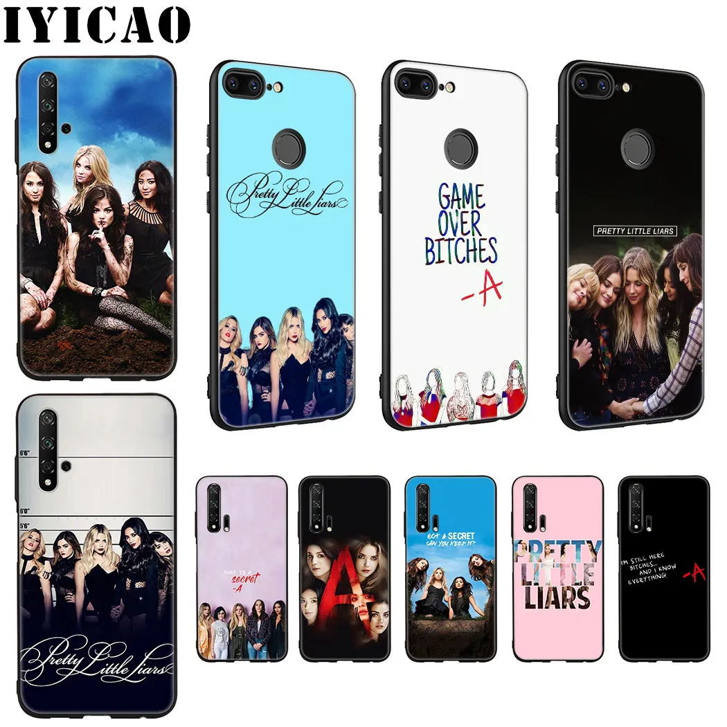 IYICAO Pretty Little Liars Soft Silicone Case for Huawei Honor view 20 9X Pro 10 9 8 Lite 8X 8C 7X 7C Note |