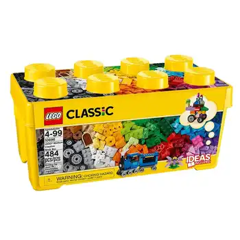 

LEGO 10696 Classic Series Medium Creative Brick Box bricks in 35 different colors Childrens puzzle block toys Christmas gift