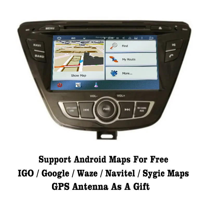 Android 7 1 2G RAM для Hyundai Avante/Elantra автомобильный Радио Аудио Видео Мультимедиа DVD плеер