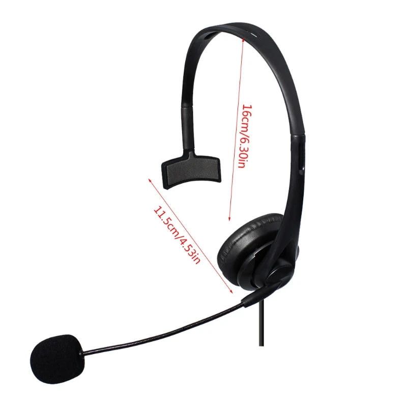 USB Noise Cancelling Microphone Wired Headset Call Centre Office