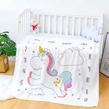 

Gauze Bath Towel Super Soft Absorbent Newborn Baby Wrapping Blanket Cover Blanket Big Towel Blanket Summer Thin Style 0~60months