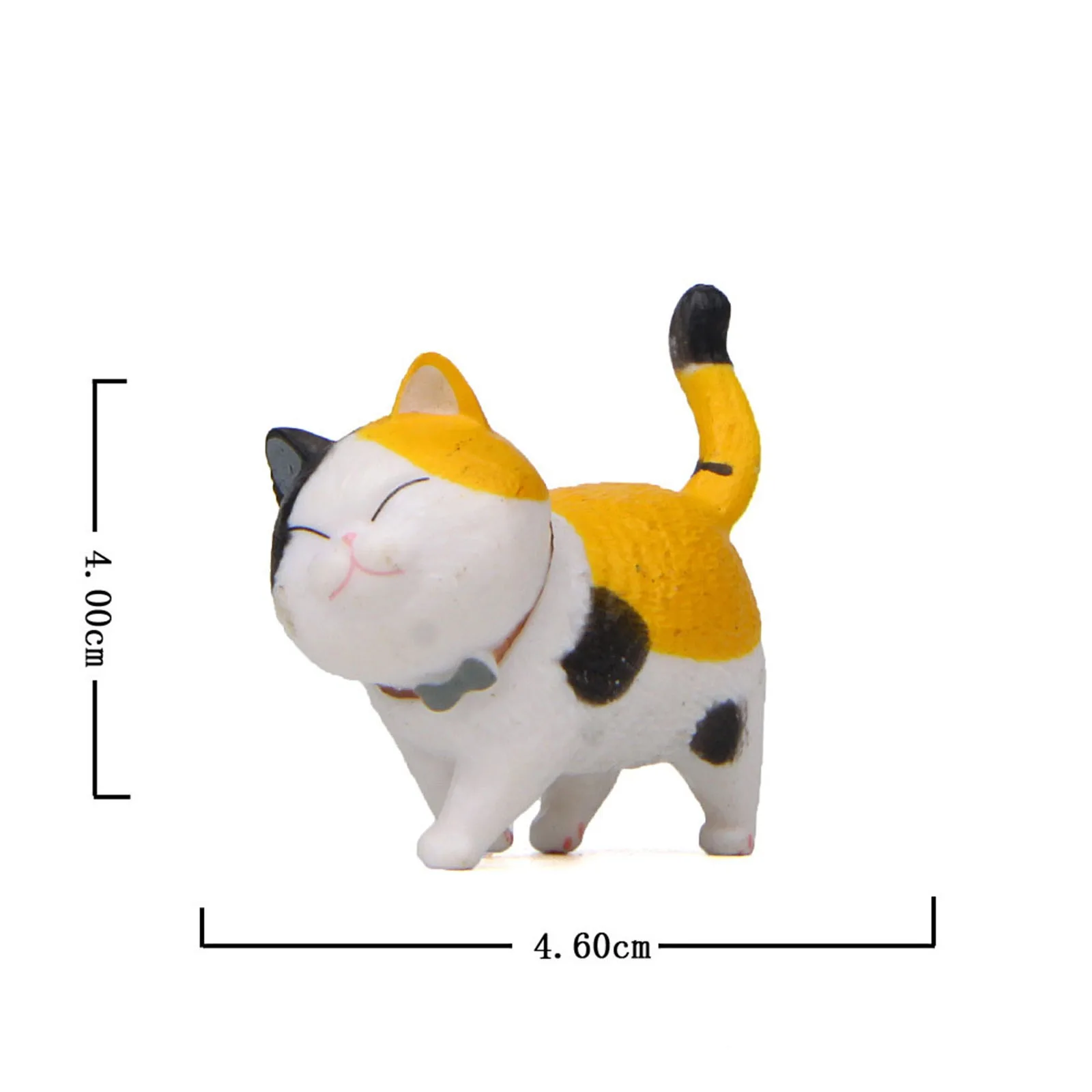 Cat Figurines Cute Cat Series Ornaments For Home Decoration Mini Funny Animal Craft Figurine Landscape Miniature Garden Pot Fairy Decor