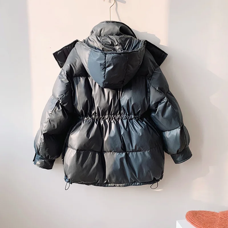 Mooirue осенне-зимняя парка Женское пальто хлопковая стеганая одежда пуховое теплое хлопковое стеганое Свободное пальто