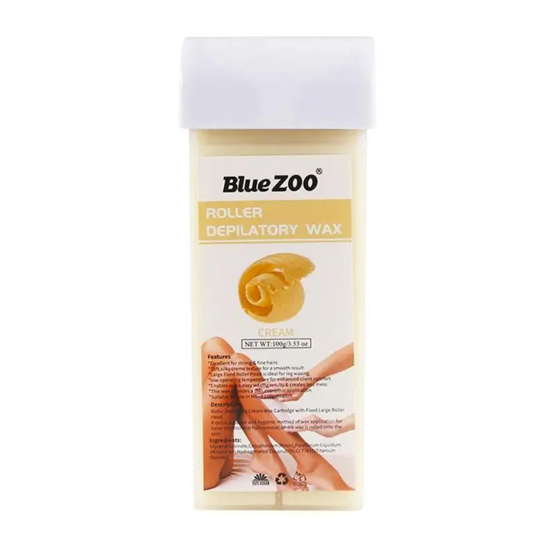 Горячая эпиляция патронный нагреватель для воска для удаления волос воском мед вкус для женщин/мужчин удаление волос 100 г воск для депиляции - Color: Cream
