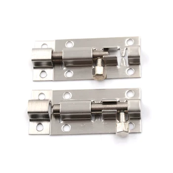 

2PCS 2 Inch Length Stainless Steel Door Latch Sliding Lock Barrel Bolt