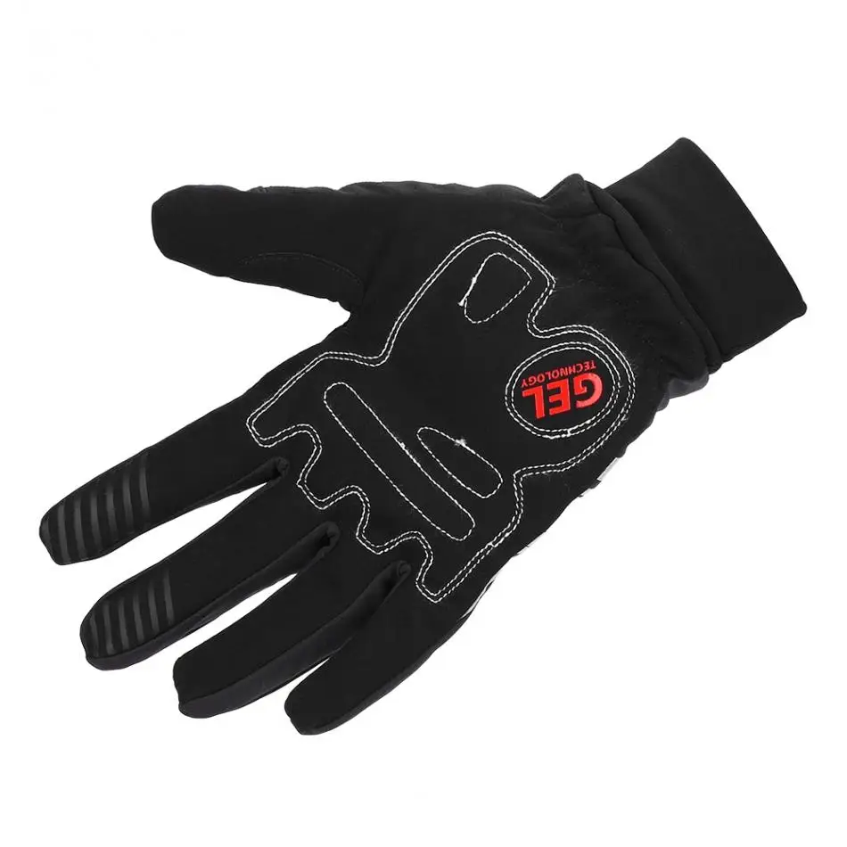 Cycling Gloves Winter Full Fingers Gloves Thickened Windproof Thermal Touch Screen Sports Fitness Gloves Cycling Equipment