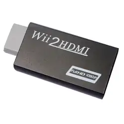 HDMI конвертер HD выход автоматический переключатель разрешение WII2HDMI