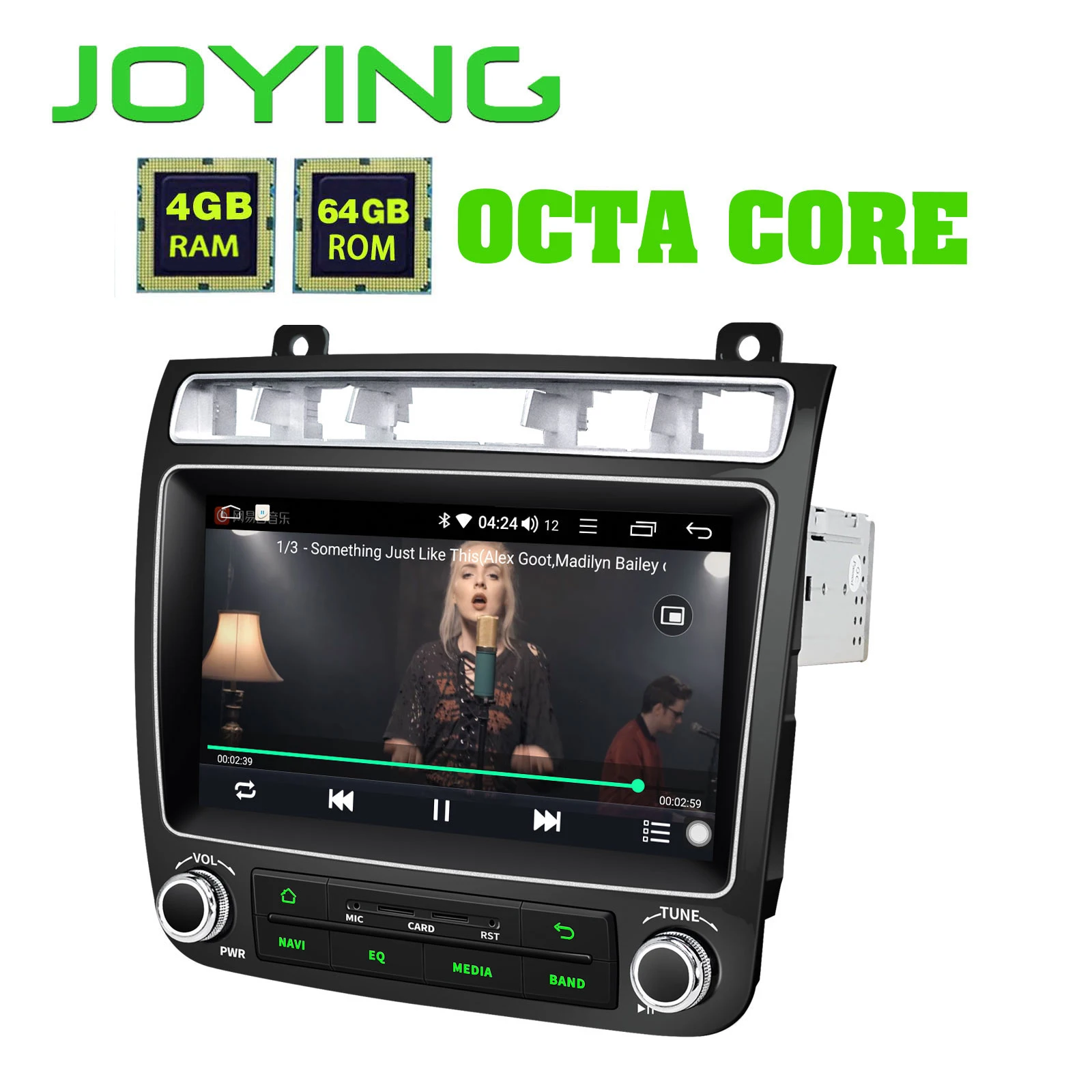 Clearance JOYING Android 8.1 octa core car autoradio stereo GPS multimedia player NO DVD HD head unit for VW Touareg 2010 2011 2012 2013 1