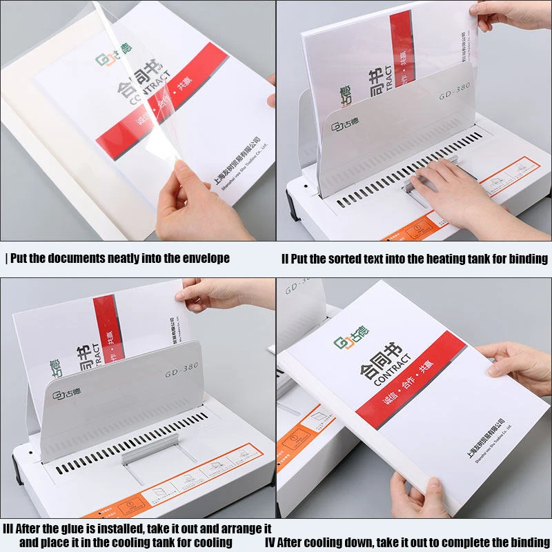 Hot Glue Binding Machine Desktop Perfect Paper Thermal Binder Electric  Metal Book Maquina de encuadernar Binder Machine 1pc - AliExpress