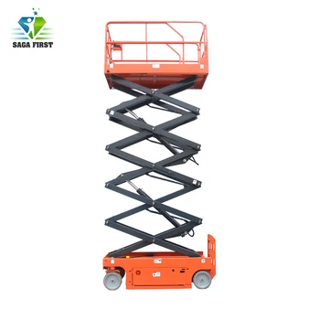Online Lifting Equipment Hydraulic Mechanism Self Propelled Scissor Lifter